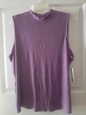 New APT. 9 Women's XXL Purple Sleeveless Top New with Tags